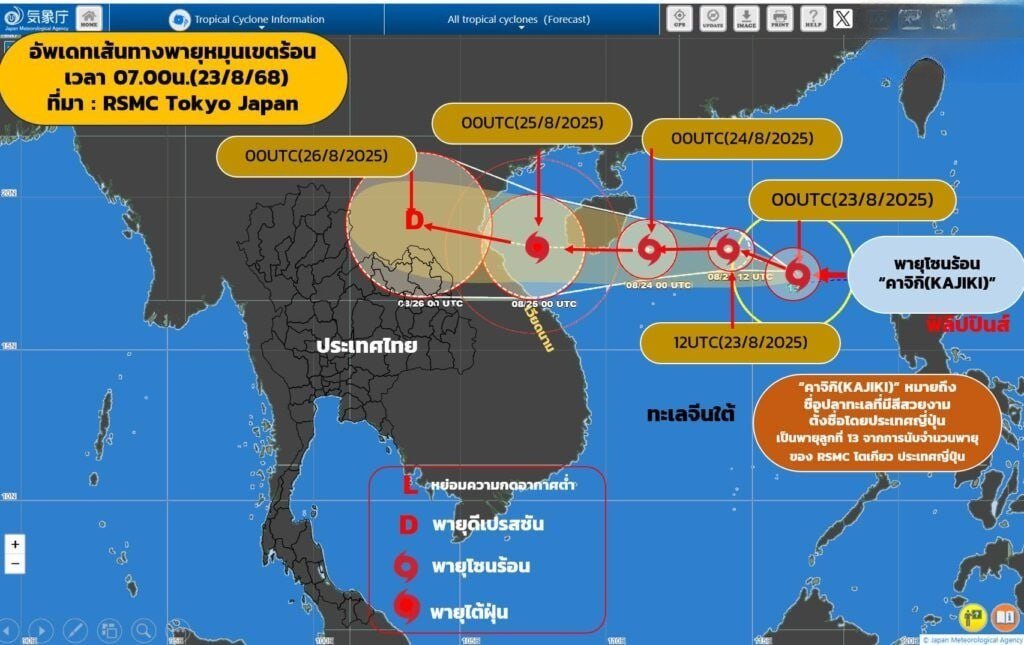 กรมอุตุนิยมวิทยาวันนี้