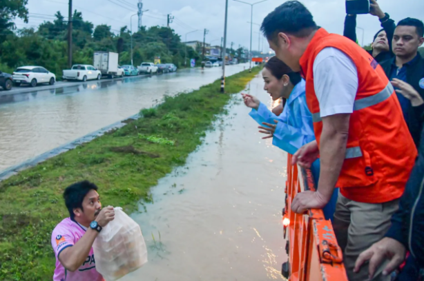 น้ำท่วมที่อำเภอหาดใหญ่