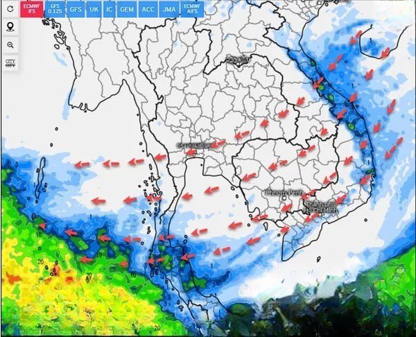ลมมรสุมแรง
