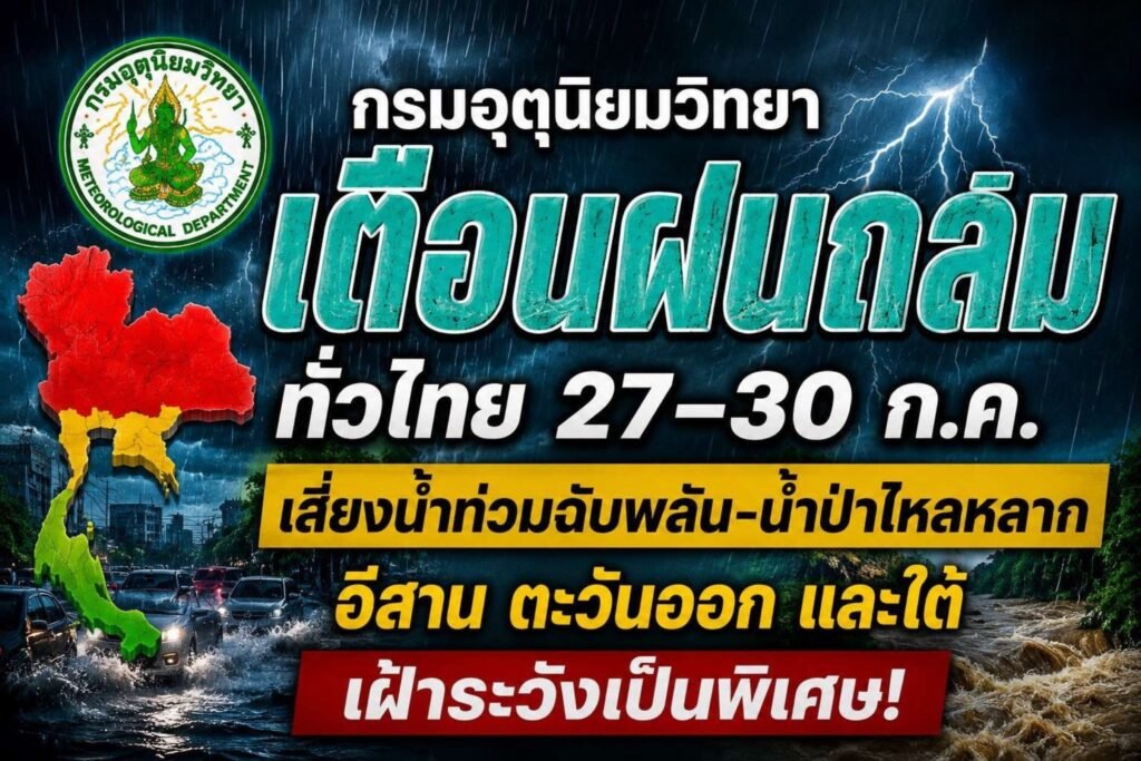 ประกาศน้ำท่วม